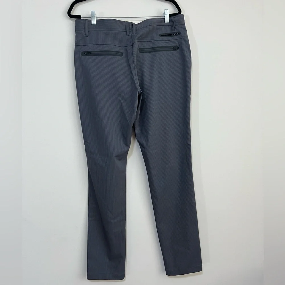 Lululemon Gray Pinstripe Pant. New Without Tags. Size 36